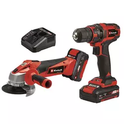 EINHELL TC-TK 18 Li Kit Set aku bušilica i ugaona brusilica