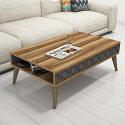 HANAH HOME Sto za dnevnu sobu City Walnut Chalcedony