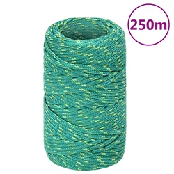 Brodski konop zeleni 2 mm 250 m od polipropilena