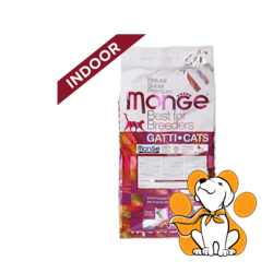 Monge Best For Breeders Adult Cat Indoor 10kg, Za Mačke Koje Ne Izlaze Napolje
