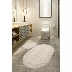 Lessentiel Maison Set 2 prostirke Macoroni Ecru, Krem