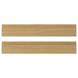 VOXTORP Front fioke, im. hrastovine, 60x10 cm