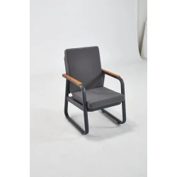 Hanah Home Baštenska stolica Bella, 63 x91 x60 cm, Antracit