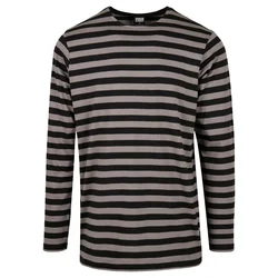 Regular Stripe LS Asphalt/Black