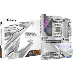 Matična plošča GIGABYTE X870E AORUS MASTER X3D ICE za AMD Ryzen 9000, DDR5 OC