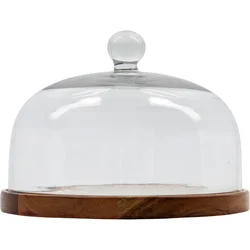 Servirni krožnik FROMAGE, 18 cm, rjava, les, Nicolas Vahé