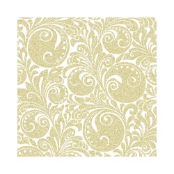 MANK Ornament serviete Linclass Premium, zlate, 300 kos