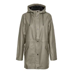 Vero Moda Tall Prehoden plašč Malou, siva