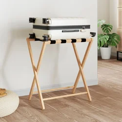 Stalak za prtljagu 68,5 x 38 x 58 cm od bambusa