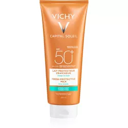 Vichy Capital Soleil Hidratantno mleko za zaštitu od sunca za lice i telo SPF 50+, 300 ml