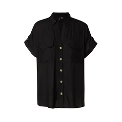 VERO MODA Bluza BUMPY, črna