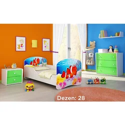 Deciji krevet ACMA I 140x70 + dusek 6 cm28