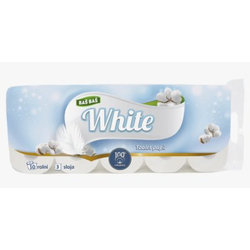 TOALETNI PAPIR 3SL PREMIUM WHITE BAS BAS 10/1