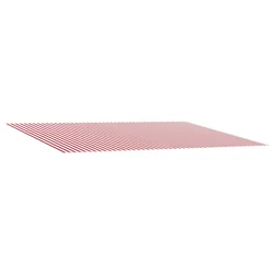 Zamjensko platno za tendu Crvena i bijela 350 x 250 cm