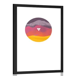 Plakat s paspartujem edinstvenega izgleda - 60x90 black