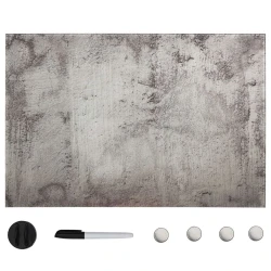 Greatstore Stenska magnetna tabla iz stekla 50x30 cm