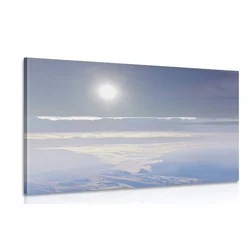 Slika gore obsijane s soncem - 120x80