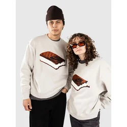 Nike SB Skate Fleece Crew Pulover light bone/white