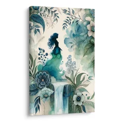 Slika vila pri slapu - 20x30