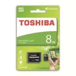 TOSHIBA SPOMINSKE KARTICE 8GB microSD z adapterjem