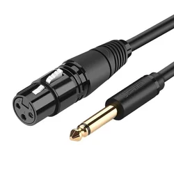 Ugreen Kabl za mikrofon 6.35mm M na XLR AV131