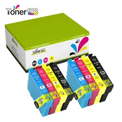 toner123 Komplet Epson 603XL/Expression Home XP-2100, 2105, 2150, 2155, 3100, 3105, 3150, 4100, 4105/WorkForce WF-2810, 2830, 2835, 2850 - kompatibilne kartuše (8) - 2xBK XL, 2xC XL, 2xM XL, 2xY XL