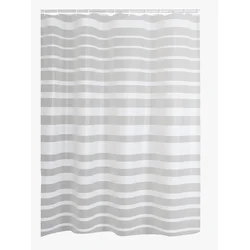 Zavesa za kadu Line 180x200cm bela Ridder