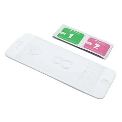 Folija za zastitu ekrana GLASS 5D za Iphone 8 bela