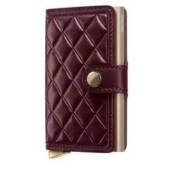 Usnjena denarnica Secrid EMBOSS DIAMOND bordo barva