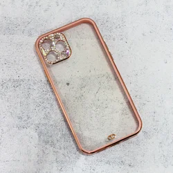 Maska za telefon Cirkon Camera za iPhone 12 Pro 6.1 roze