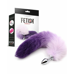 Analni čep Fox Tail vijoličen