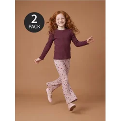 Sinsay - Rebraste majice sa dodatkom viskoze i karnerima 2 pack 2 pack - šareno