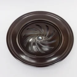 Štucna sa ventilacijom fi118mm braon