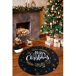 Conceptum Hypnose Tepih Cristmas, O100cm, Crno-beli