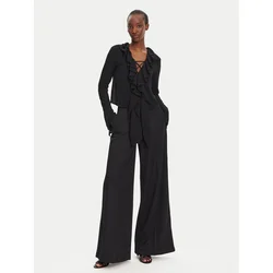 Eleh Bluza ESS250026 Črna Regular Fit