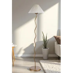 Podna lampa Eva, Bela