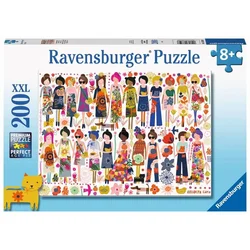 Ravensburger - Puzzle Cvetlični vzorci XXL - 200 kosov