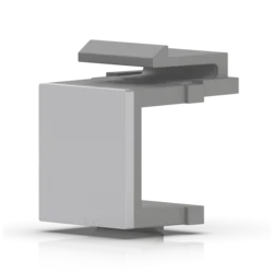 Ubiquiti Ubiquiti UISP UACC-Keystone-Blank-Insert kabelski vložek, siv, 24 kosov