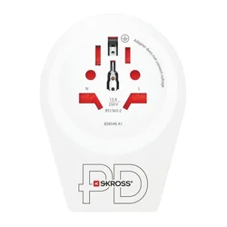 Skross Evropa USB C20PD potovalni adapter za tujce na Češkem, USB-C, PD 20W (PA30USBC-PD20)