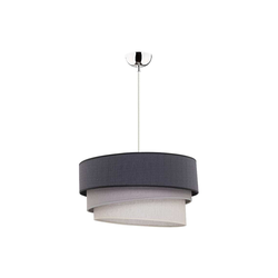 Duolla - Luster na sajli TRIO 1xE27/40W/230V prečnik 45 cm antracit/siva/smeđa