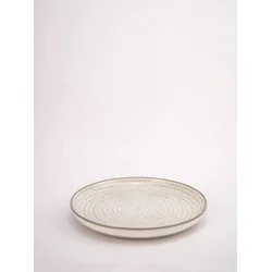 MAISON ADORABLE Plitki tanjir DASH 20 cm, Sivo- beli
