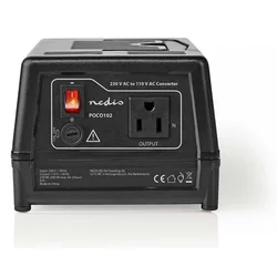 NEDIS POCO102 Konvertor snage, 230V AC 50Hz, 270W, Euro, Black Omogucava upotrebu opreme iz SAD u Evropi