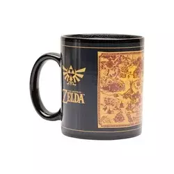 Šolja Pyramid - The Legend of Zelda - Map Silhouette Heat Change Mug
