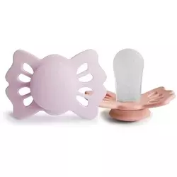 FRIGG Lucky Size 1:0-6 months duda Soft Lilac/Pretty in Peach 2 kos