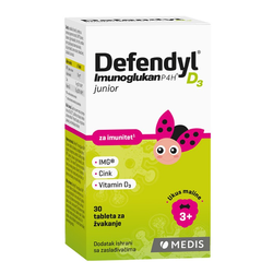 Defendyl imunoglukan p4h d3 junior 30 tbl za žvakanje