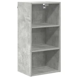 Vidaxl Viseča omarica Betonsko siva 40 x 29,5 x 80 cm Konstruiran les