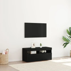 TV ormar Crni hrast 90 x 35 x 40 cm Konstruirano drvo