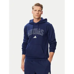 adidas Jopa Collegiate Script Graphic Hoodie KC7186 Modra Regular Fit