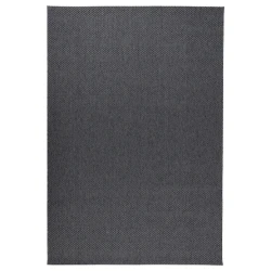 MORUM Ravno tkani tepih, unutra/spolja, tamnosiva, 160x230 cm