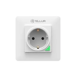 Tellur SMART WIFI zidna utičnica AC 16A 2400W bela ( 400-0030 )